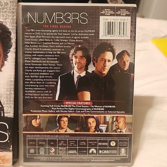 Numb3rs: The Final Season [4 Discs] with Slip Cover - Picture 2 of 5